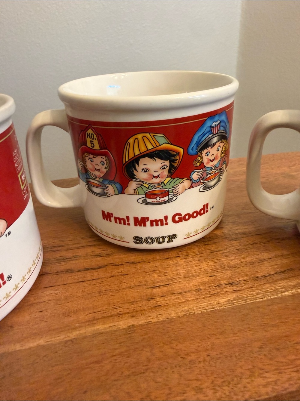 Vtg Campbell's Soup "M'm! M'm! Good!" Mugs produced by Westwood 1991-1994- 5 set - Picture 3 of 14